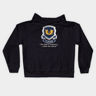 Army - Jag Corps Crest - Pen is Mighter X 300 Kids Hoodie